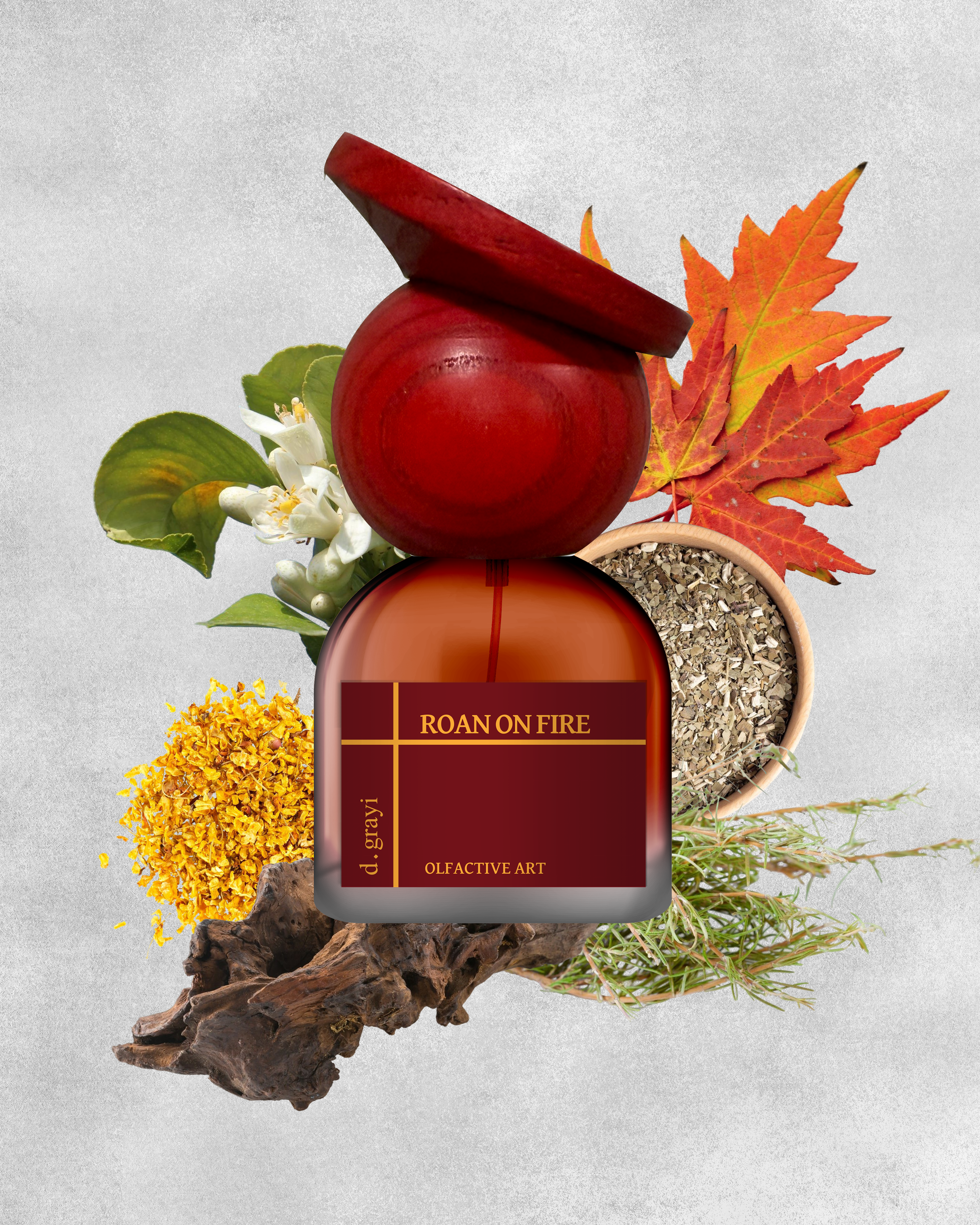 Roan On Fire (Maple, Hawthorn Berry & Incense)