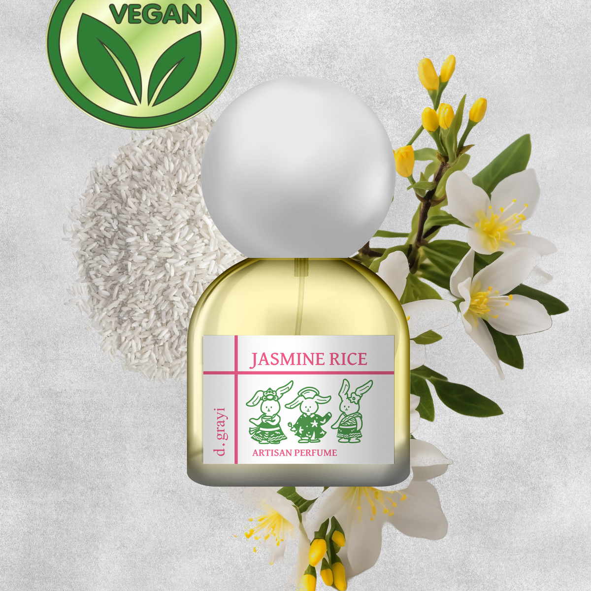 香水(ユニセックス) D.GRAYI JASMINE RICE 15ml Jasmine Rice d.grayi perfume - a fragrance for women and men