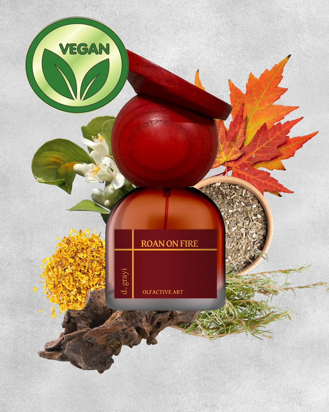 Roan On Fire (Maple, Hawthorn Berry & Incense)