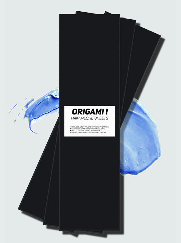 ORIGAMI! HAIR MECHE SHEETS